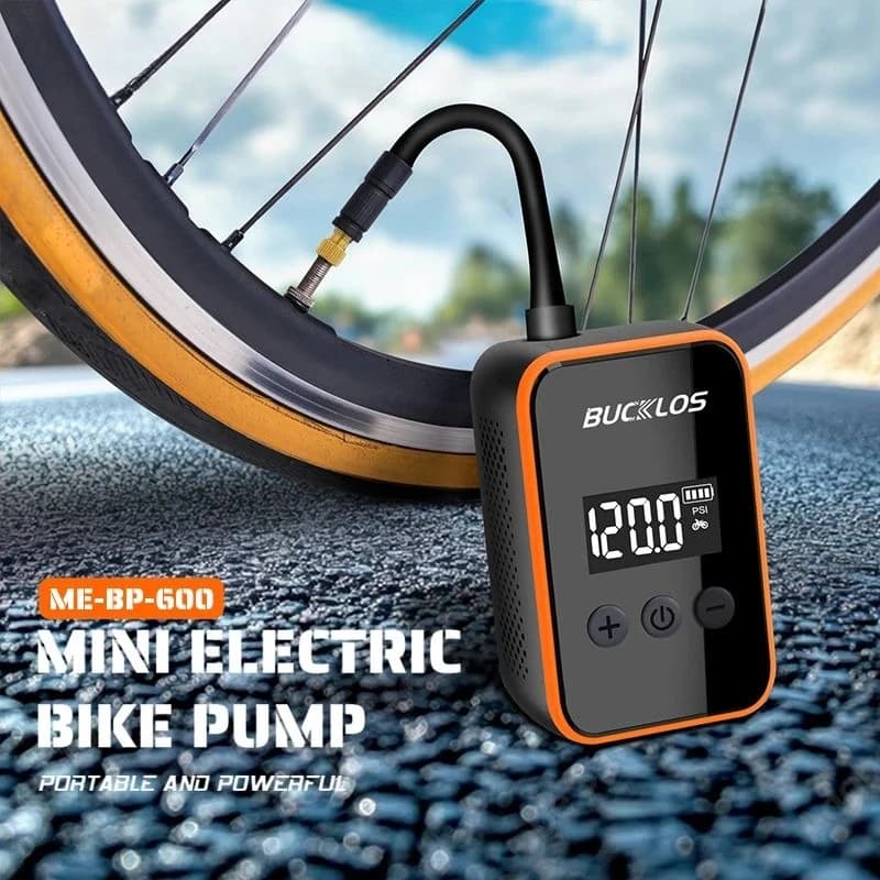 Pompa da bicicletta Mini Gonfiatore elettrico per pneumatici 150PSI Mini pompa di aria per bici Valvola Presta/Schrader Pompa di aria per bicicletta portatile Strumenti per ciclismo