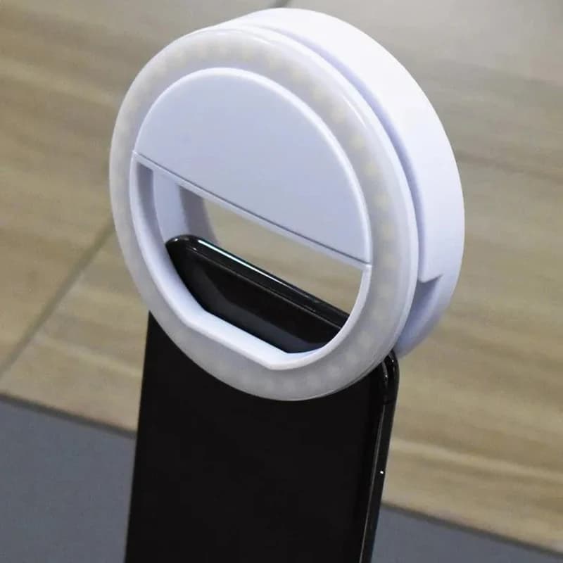 Led Selfie Ring Light Phone Lens Mobile LED Selfie Ring Lamp for IPhone Samsung Xiaomi Huawei Phone Selfie Clip Light Accessories