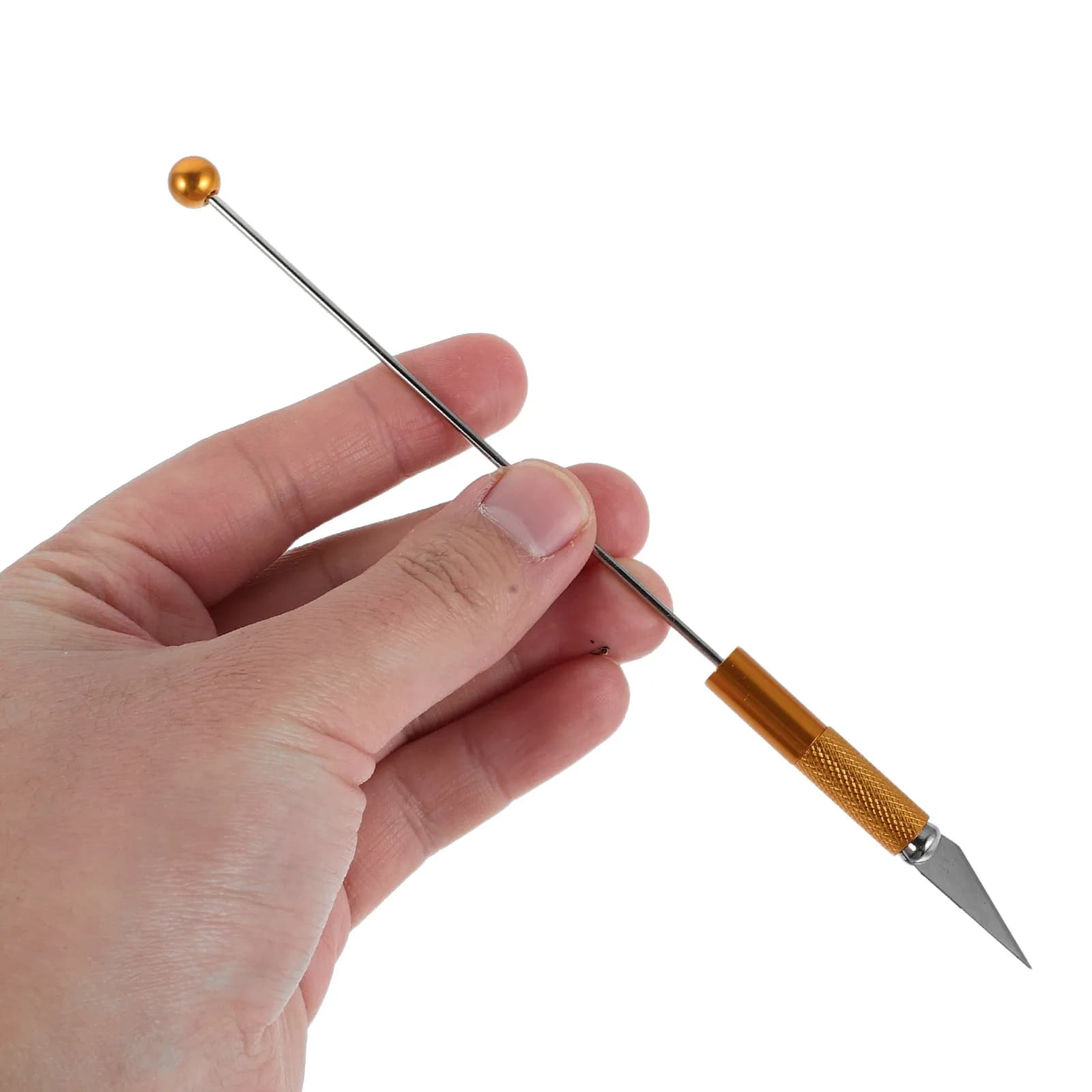 Kit di 15 Barre Metalliche Colorate Ergonomiche per Artigianato, Set di Strumenti per Creazione di Gioielli Fai-da-Te, per Infilare Perline con Precisione