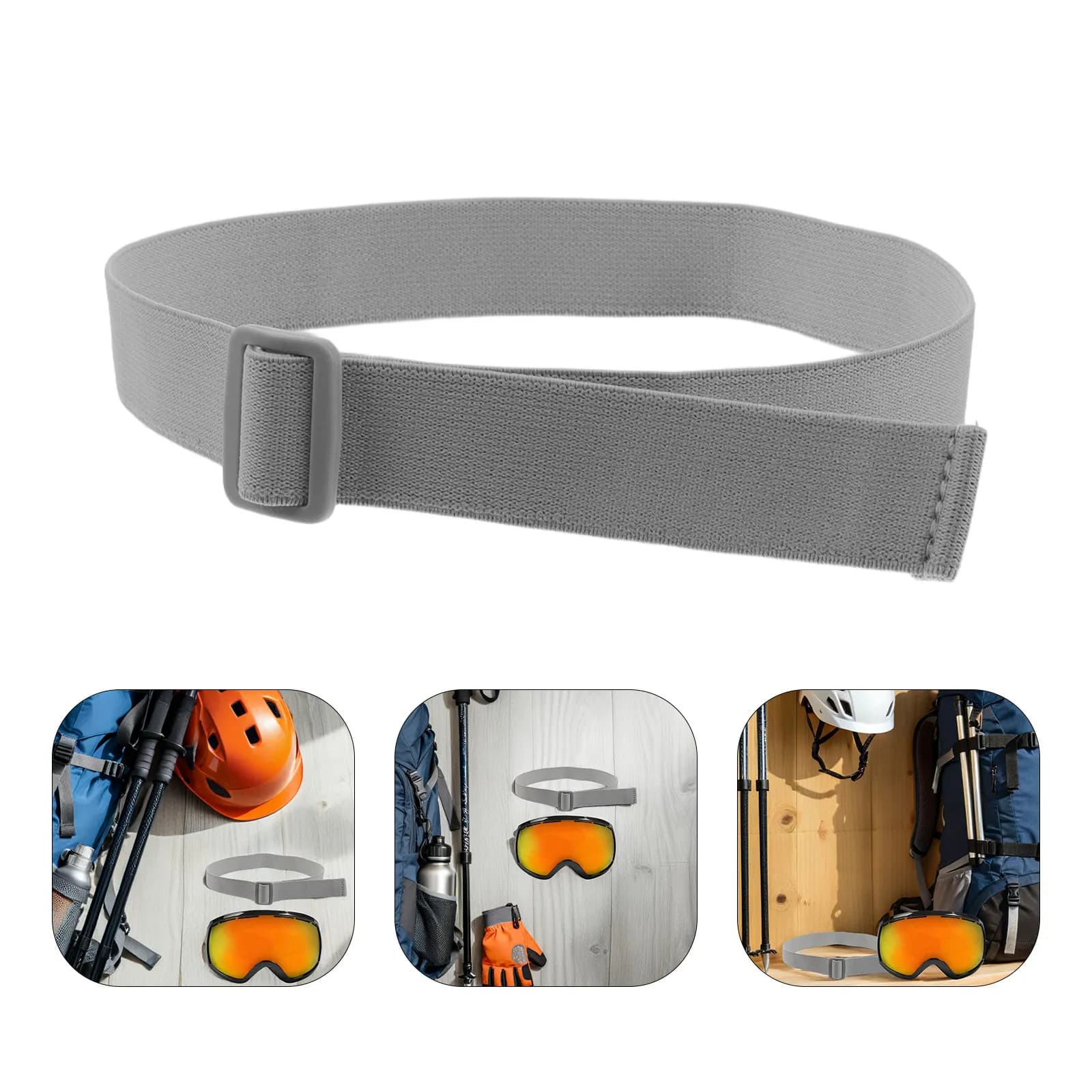 2Pcs Sports Goggles Strap Replacement Adjustable Non Slip Eyewear Band for Ski Cycling Running Outdoor Use Cycling Glasses Strap