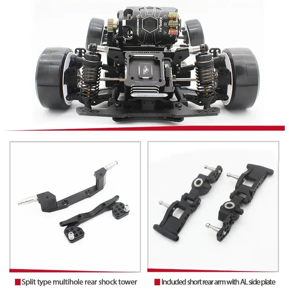 USUKANI 1/10 RC Drift Car Kit NGE 2.0 SE Professionale Da Corsa Telaio Vuoto Set Senza Pneumatici per Adulti bambini Dly Build