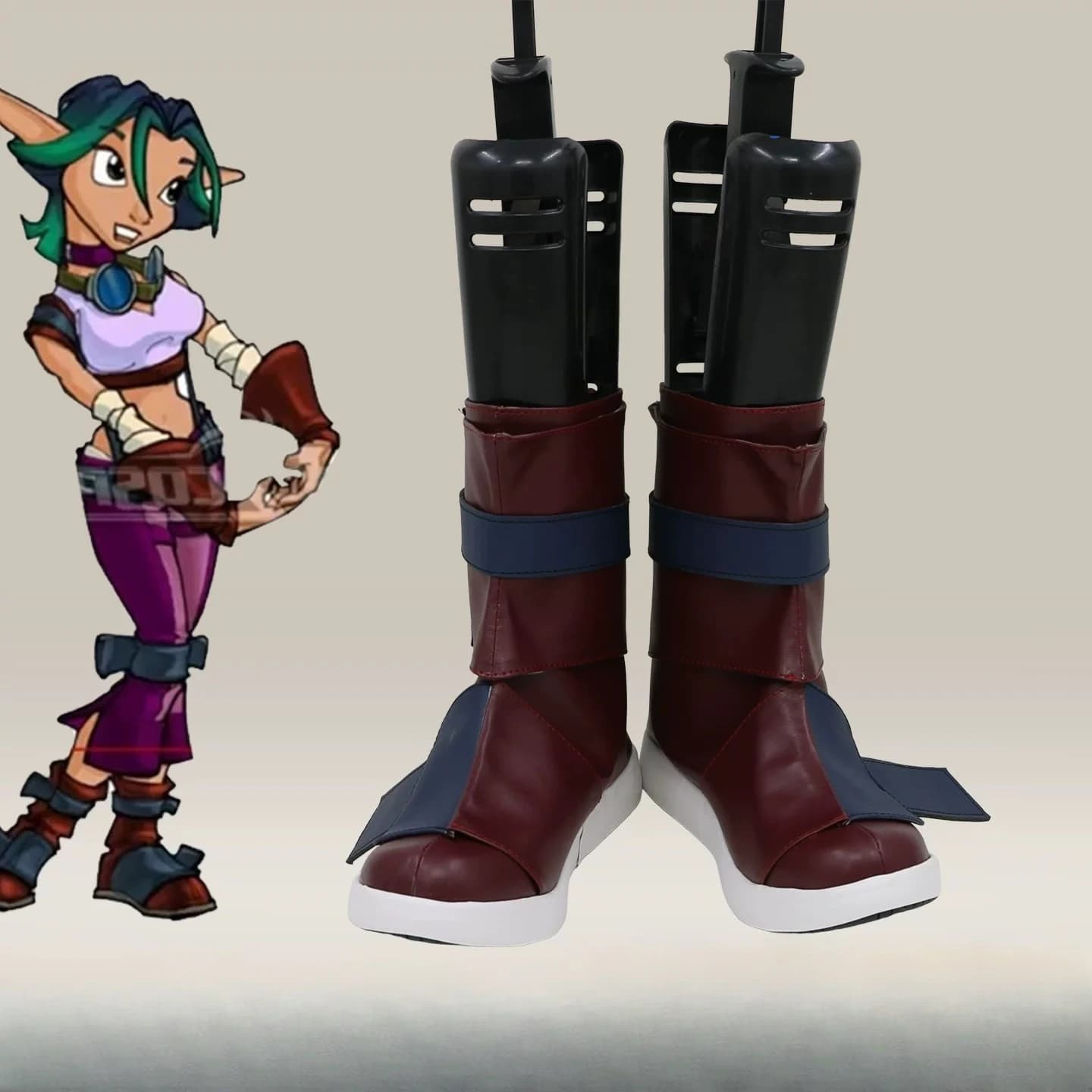New Anime Game Cosplay Boots Jak and Daxter Shoes Adult Halloween Party Costume Accessories Custom Made
