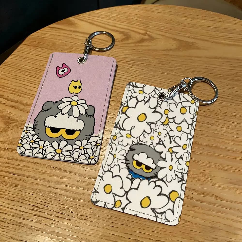 Z-ZOA-S cute animated card holder brand keychain lock door protective case for safety gift