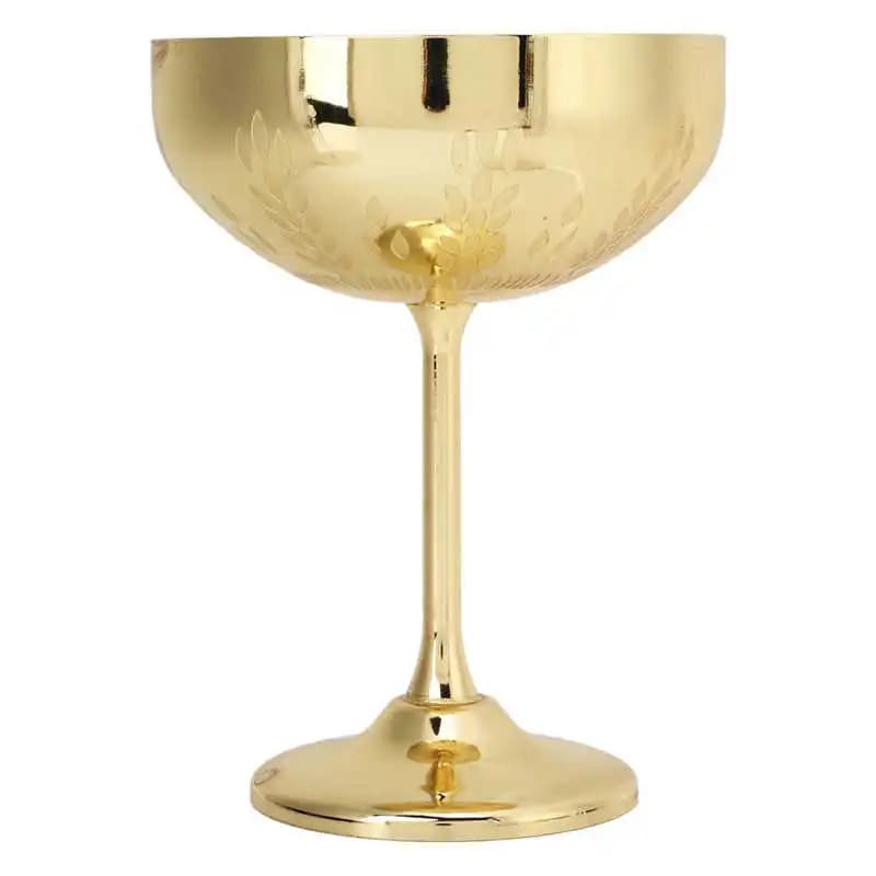 Metallo vetro 304 calice in acciaio inox inciso Bar Party tazza di vino rosso tazze Decorative hot