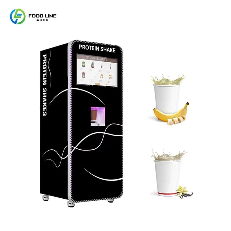Commercial Protein Shake Vending Machine Automatic Self Service Whey Powder Vending Machine protein shaker for gym