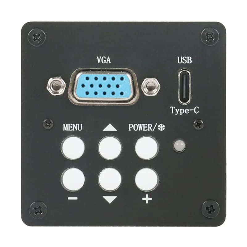 Videocamera Digitale per Microscopio Elettronico LAB Industriale CMOS 1080P con Uscita VGA, Type-C, HDMI, TV, USB, PC per Visione Artificiale