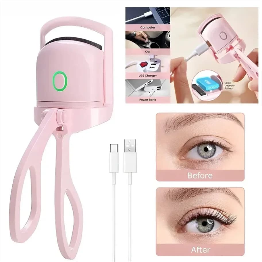 Folder Rechargeable USB | 2 levels of heat | Intelligent Tool to Grip Eyelashes at Constant Temperature