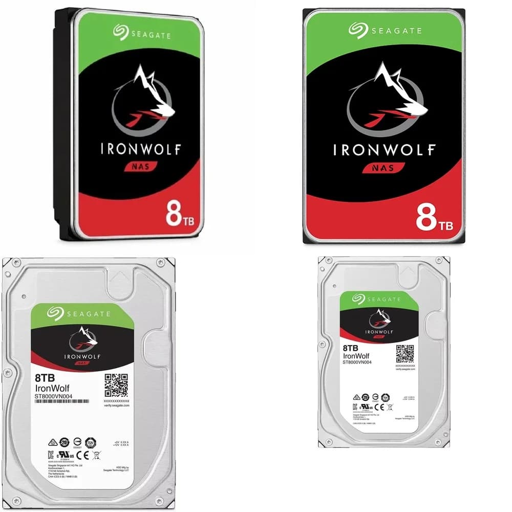 Disco Rigido Interno da 8TB 3.5 Pollici, 7200 RPM, Cache 256MB, SATA III 6Gb/s per Desktop, Laptop, Server, NAS, Storage, Upgrade PC