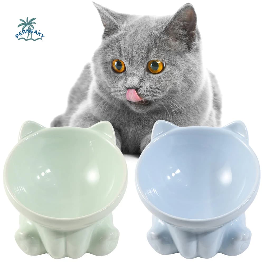 Protection Cervical Drinking Eating Cat Feeder Supplies Water Feeder Container Pet Supplies Cat Food Bowl Pet Feeding Bowl