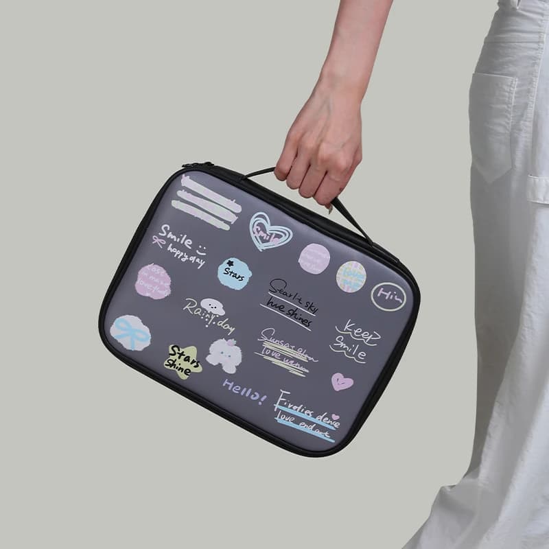 Elegante Custodia in Pelle PU per Laptop Macbook Dell Samsung 13.3 14 14.5 Pollici, Borsa Porta Notebook e Tablet 9.7-11.5 Pollici