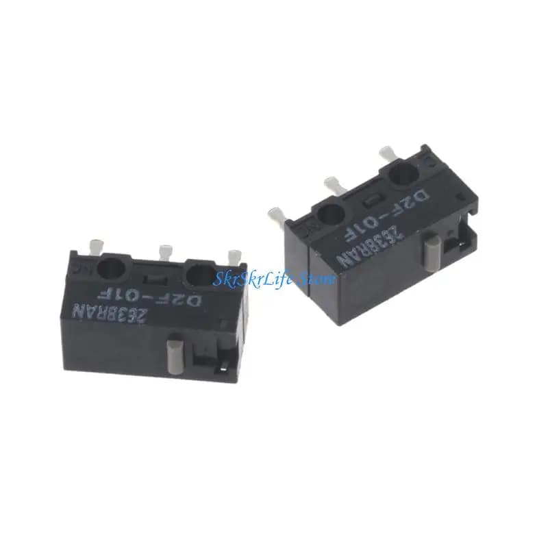 E65E 2PCS Ergonomic D2F-01F 0.7N Mouse Microswitch for For G502 GPW Gaming Mouse