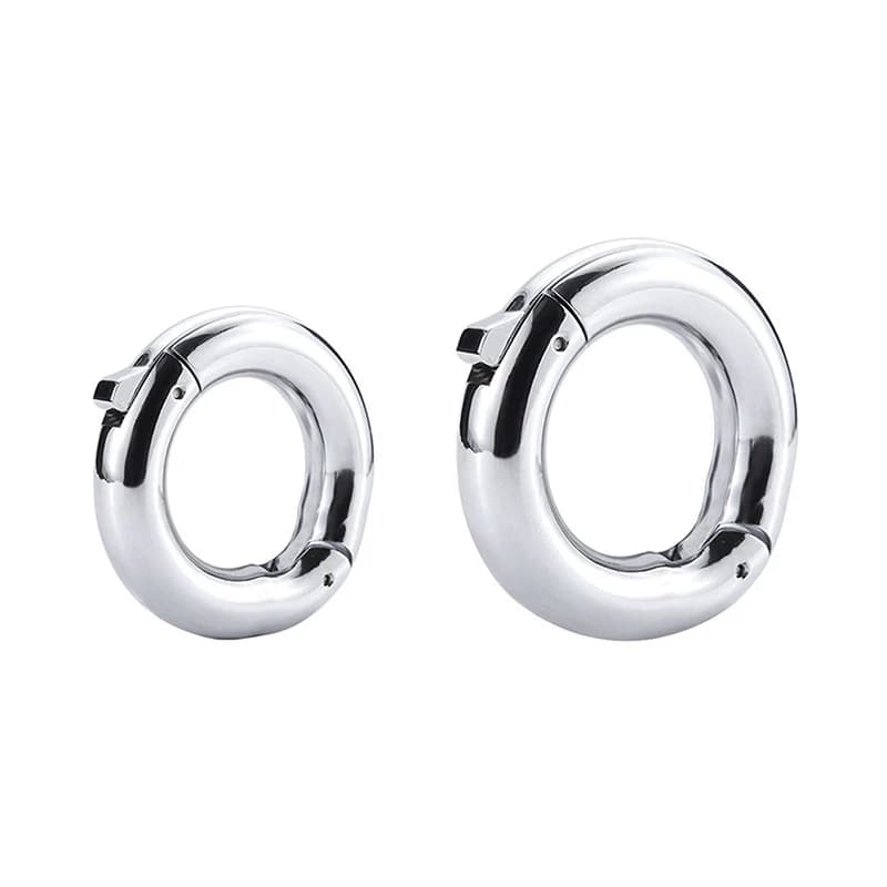 'G' Metal ring for sperm block, adjustable ring with weight, for ejaculation delay exercises, scrotal containment, adult accessories