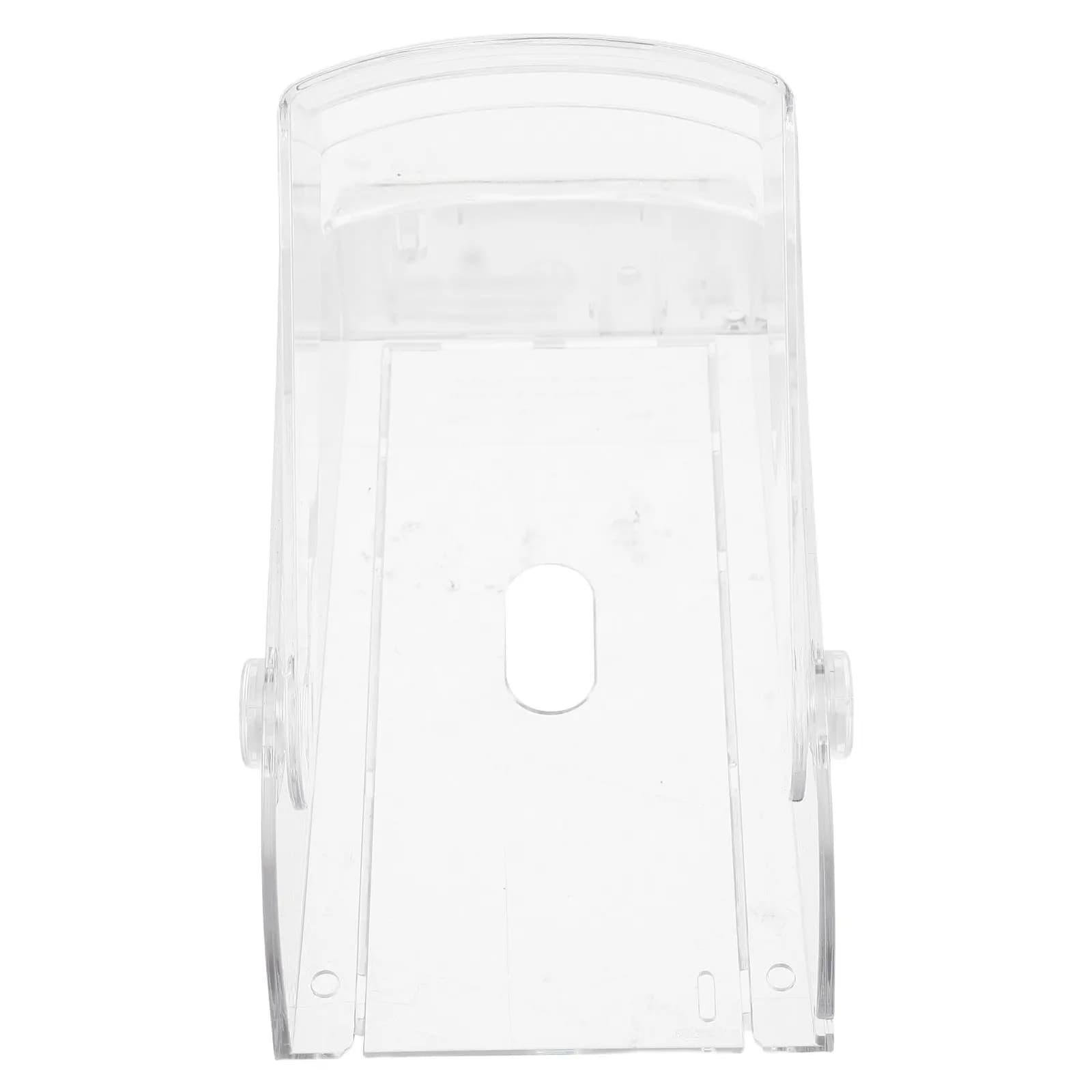 Clear Transparent Plastic Doorbell Rain Cover Waterproof Outdoor Weatherproof Shield Protector Compatible with Wireless Video
