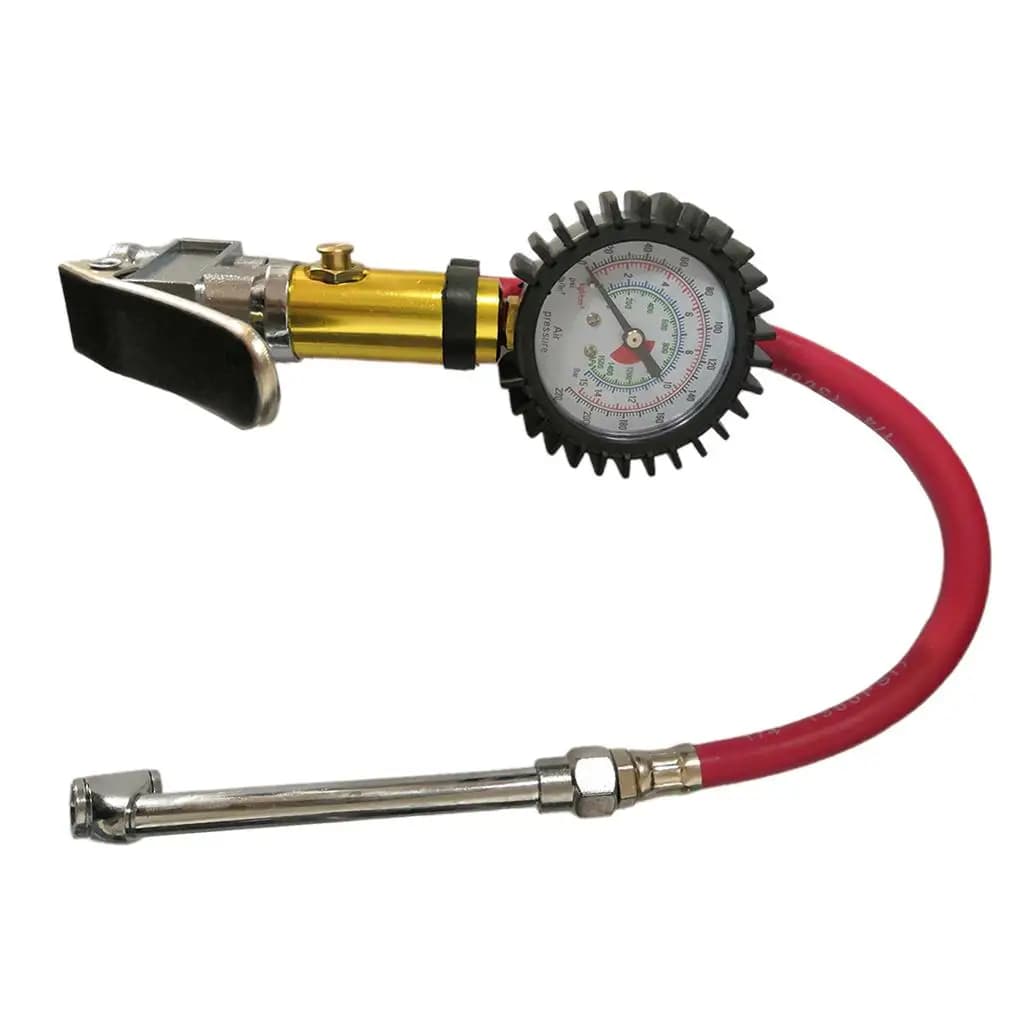 Manometro Digitale 3 in 1 con Gonfiatore e Sgonfiatore, Strumento per Aria Veicolare con Display LCD per Auto, Camion, SUV, Moto, Biciclette, Camper