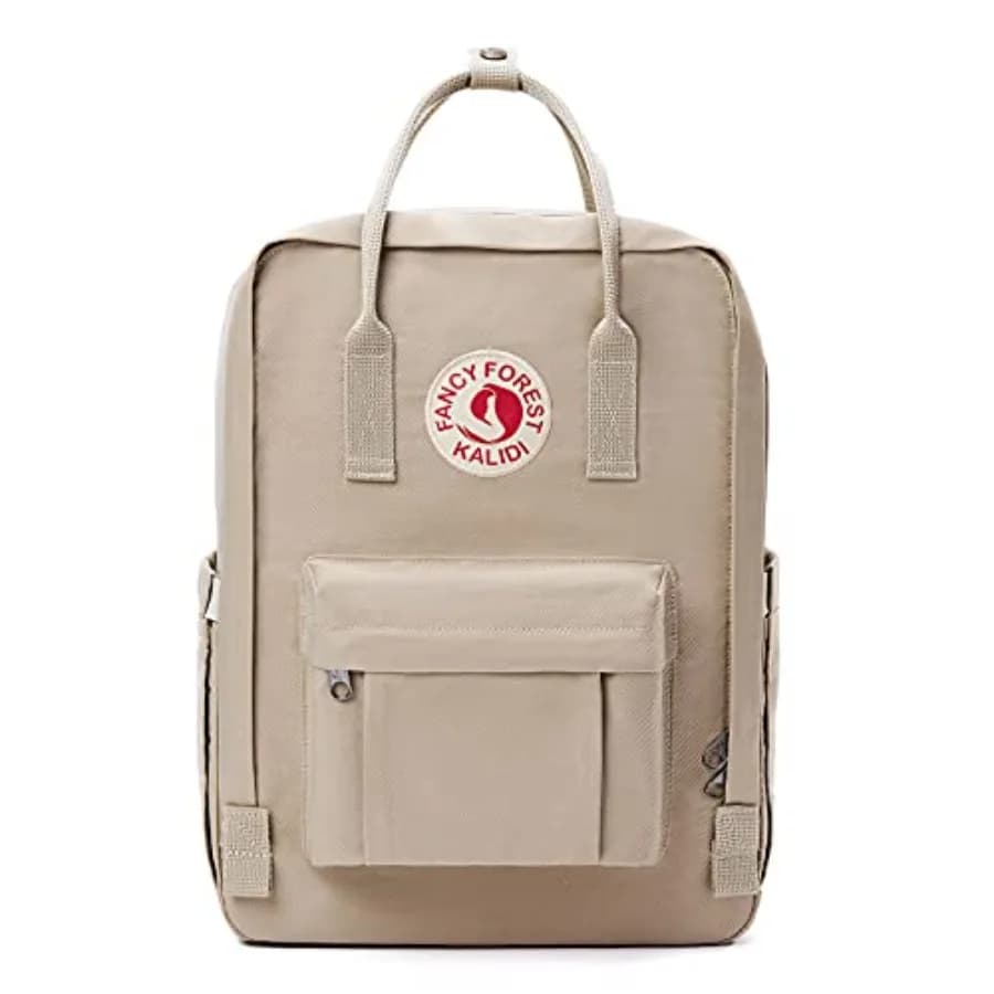 Casual Laptop Backpack 15 Inch Square Daypack Totepack Travel Bag Anti Splash Multi Pockets Classic Adjustable Rucksack For Out