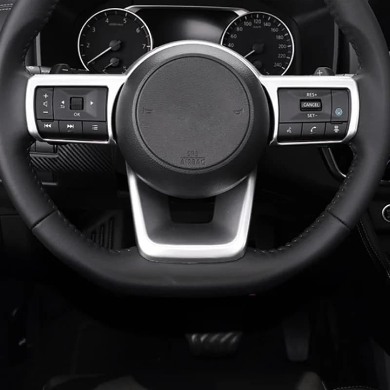 For Nissan x-trail T33 Qashqai J12 Rogue 2021 2022 2023 ABS Car steering wheel buttons Trim chassis cover Sticker Car accessories