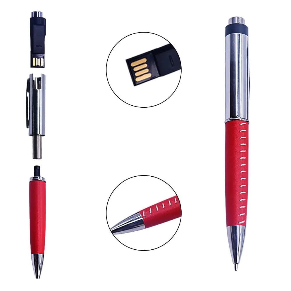 Logo personalizzato In Metallo PenDrive 2.0 Penna a sfera USB Flash Drive 4GB 8GB Pendrive 32GB di Memoria Bastone di 16GB 64GB Flash Memoria del Usb del Regalo