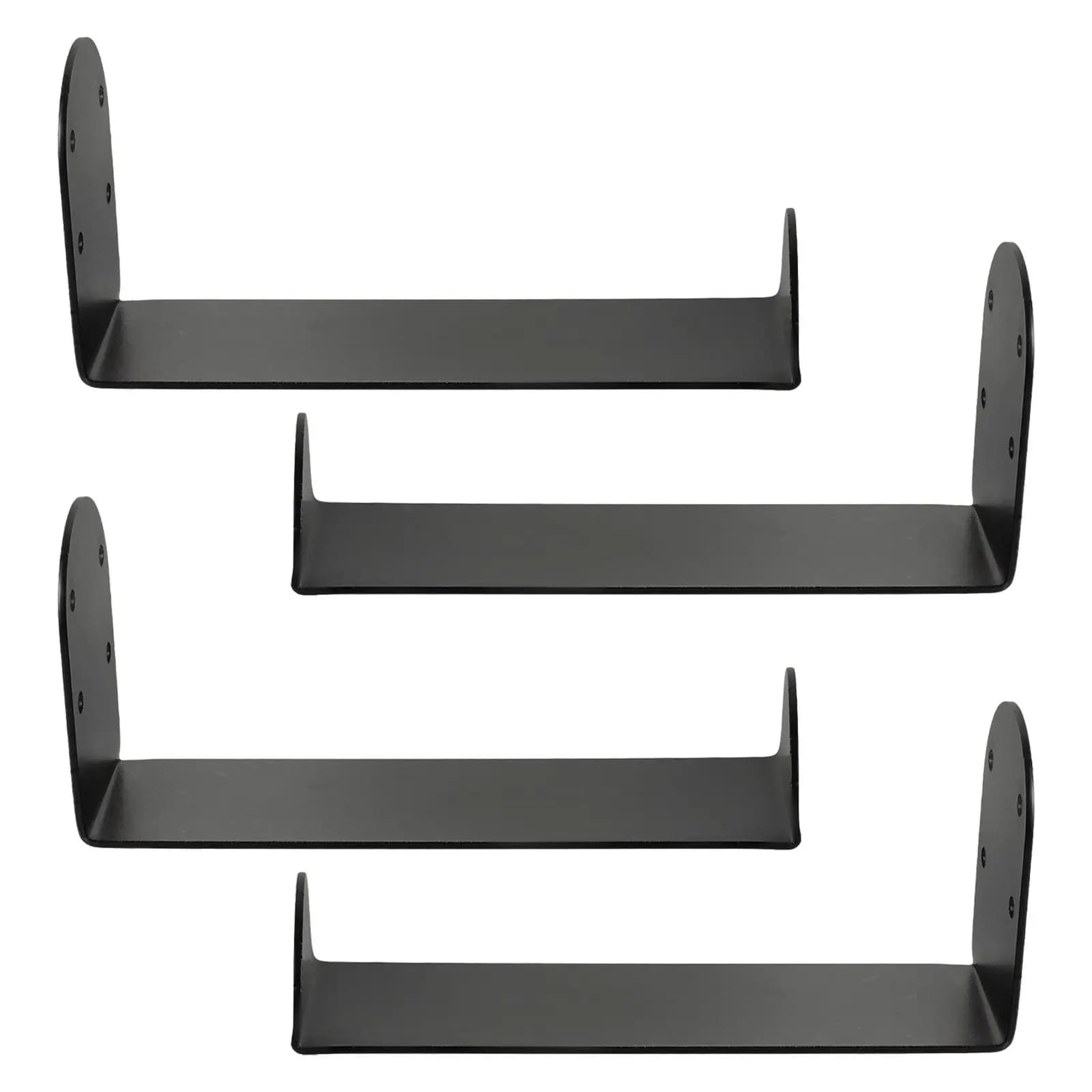 4 Pcs Wall Mounted Yoga Mat Holder Rack Storage Organizer Foam Roller Metal and