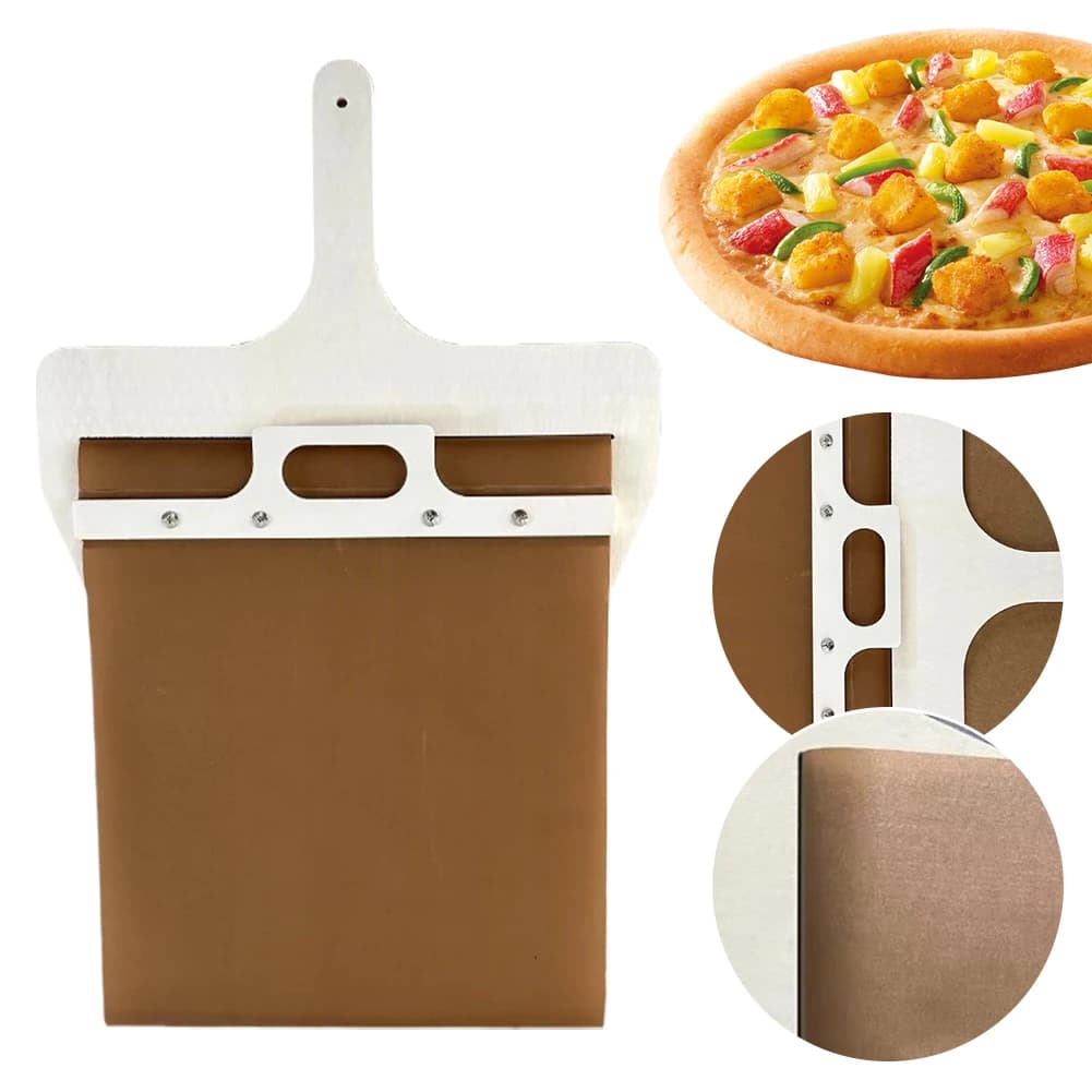 Spatola scorrevole per Pizza spatola scorrevole per Pizza spatola per Pizza in legno antiaderente multifunzione con manico per la cottura della Pizza