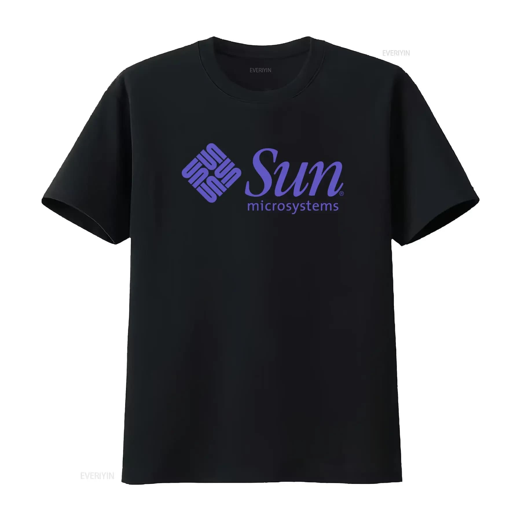 T-shirt bianca da uomo Sun Microsystems con stampa logo, disponibile nelle taglie dalla S alla 3XL, vintage, effetto lavato, elasticizzata, elegante, unisex
