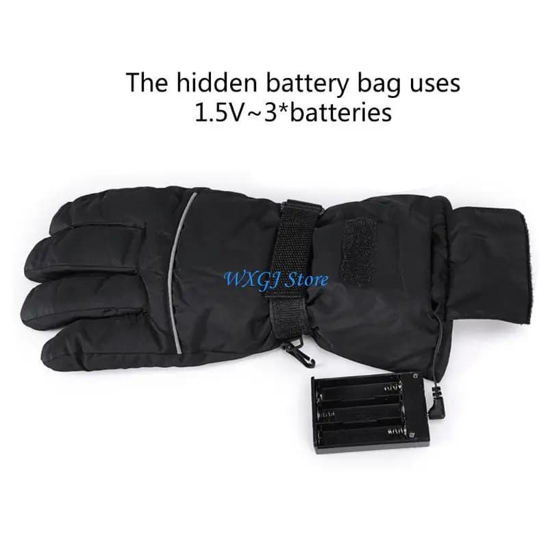 37JE Heated Gloves for Men & Women Heated Motorcycle Gloves Waterproof Touchscreen Heating Gloves for Hiking Snowboarding
