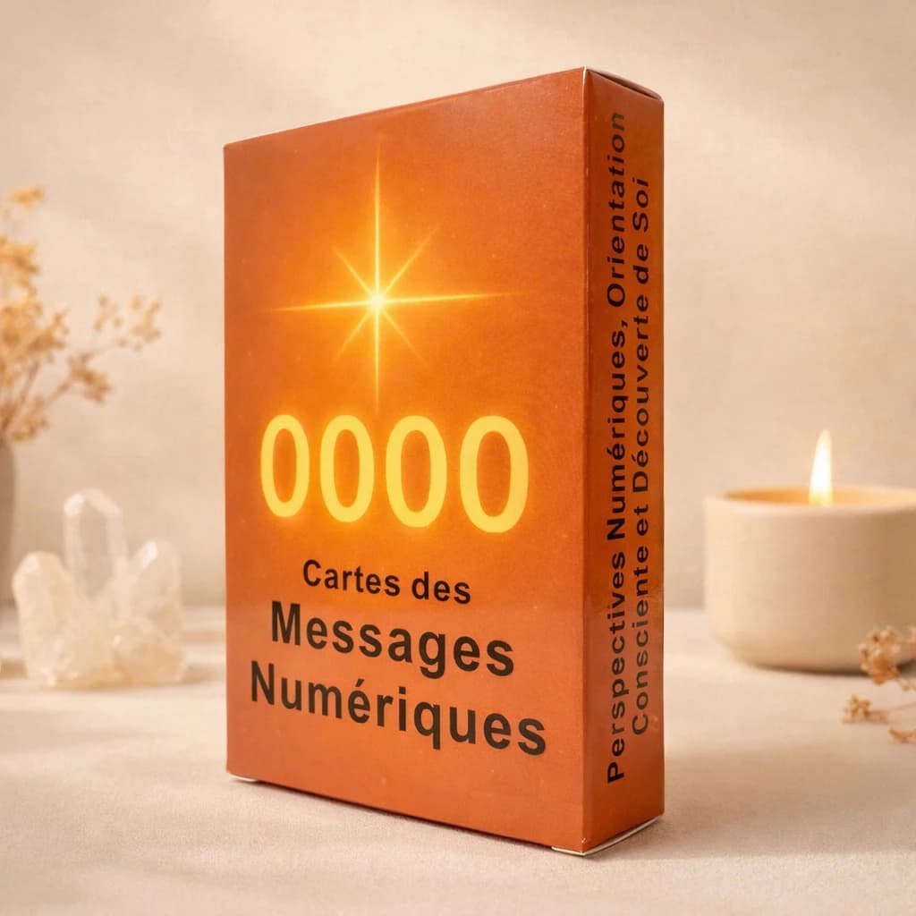 48 Carte Oracolo per la Consapevolezza della Perspettiva Numerica Francese, Carte Ispirazionali per l'Amore e la Carriera (12×8 cm / 4.72×3.15 pollici)