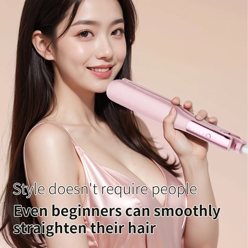 Hair plate 2 in 1 Ceramic plate Adjustable hair plate with plate temperature wide to negative ions