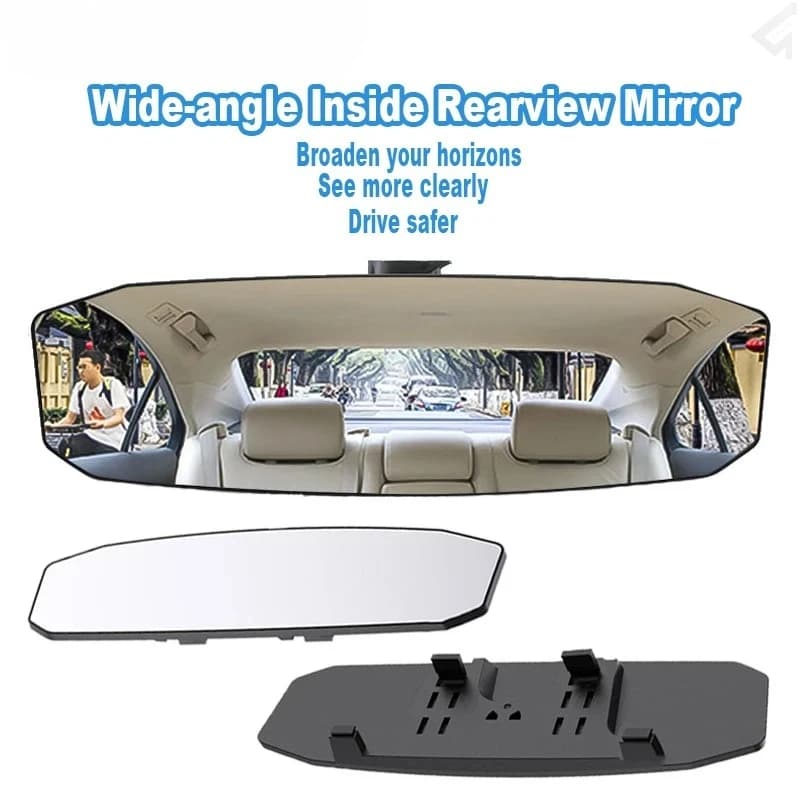 Specchietto retrovisore per auto per bambini Ampio angolo di assistenza panoramica Antiriflesso Monitor interno per visione grande Auto universale