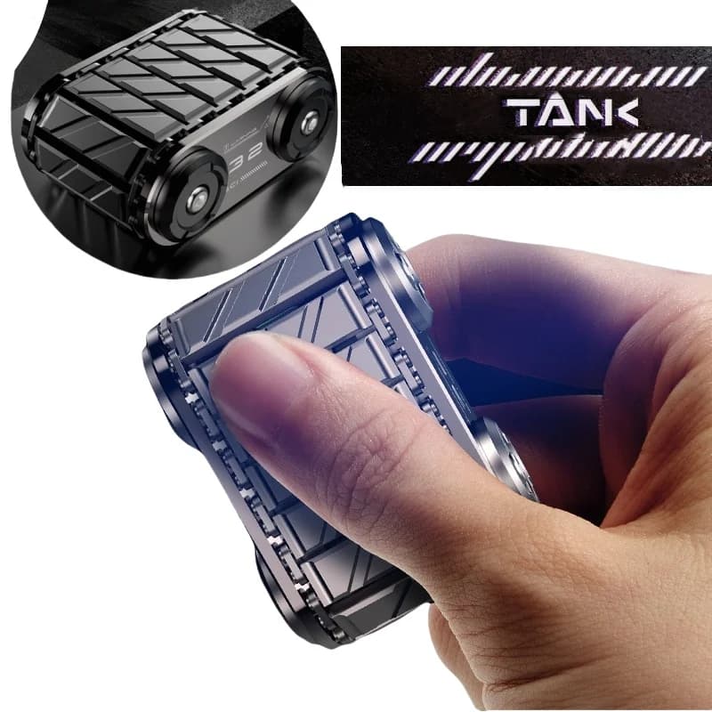 1 Pezzo Fidget Spinner Tank Fidget Roller in Metallo, Giocattolo Antistress EDC per Autismo ADHD, Giocattolo da Scrivania per Ufficio, Regalo per Adulti