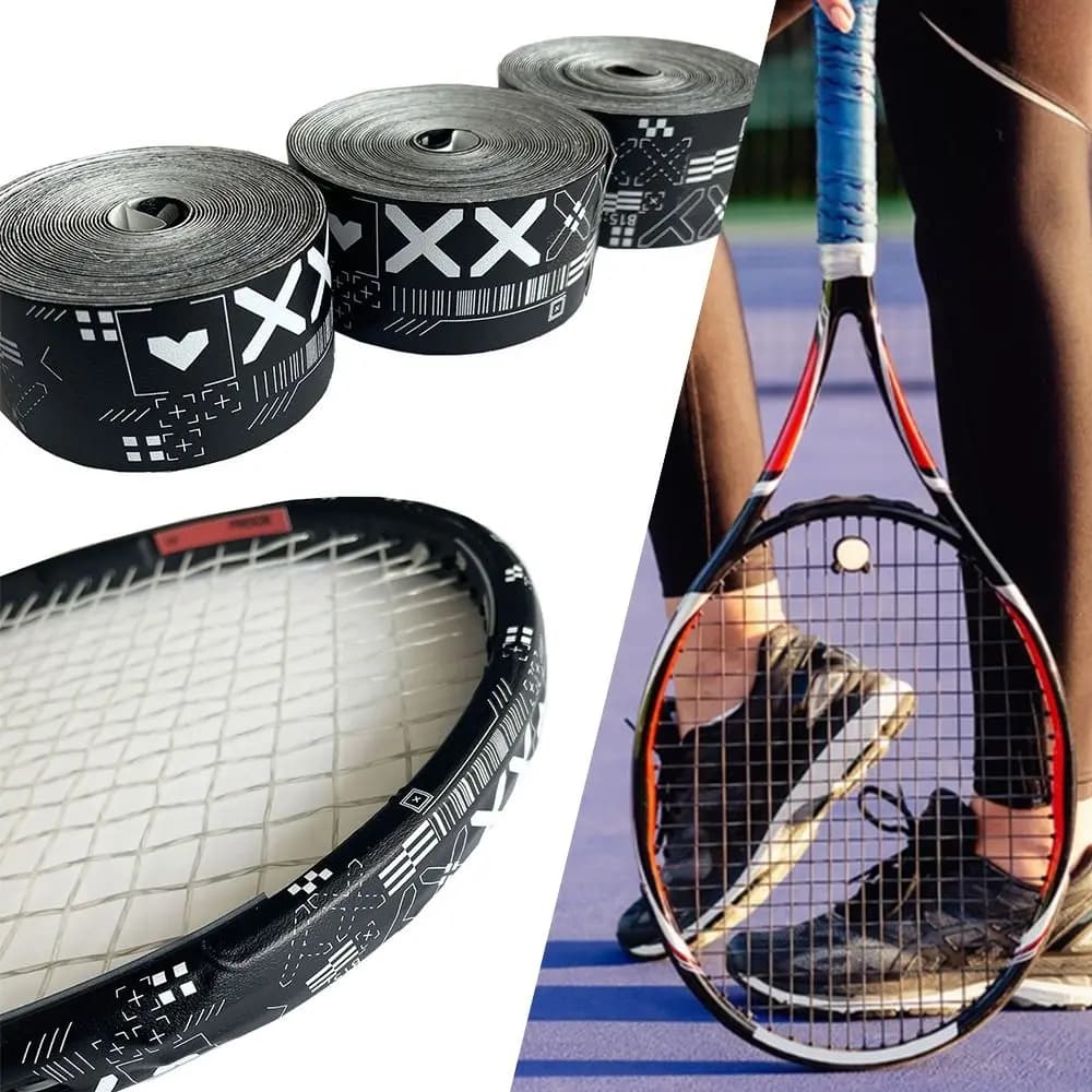 Sports Supplies Reducing impact and friction Protective tape for tennis racket Prevent scratches Frame head protection sticker