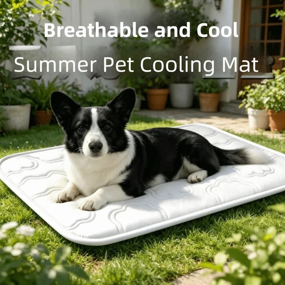 Cat Nest Mat Breathable Dog Cooling Mat Folding Soft Dog Sofa Cushion Non-Slip Pet Sleeping Mat for Cats Dogs