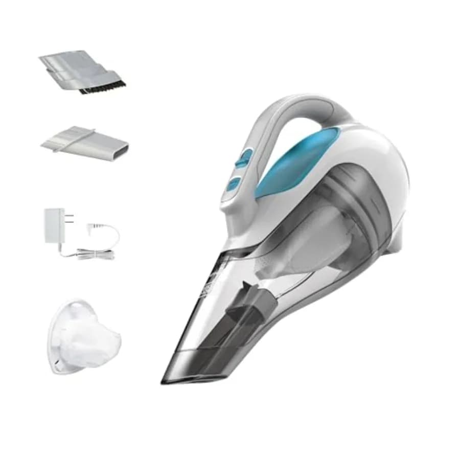 Aspirapolvere Portatile Senza Fili Dustbuster per Auto e Casa, Ricaricabile, Potente Aspirazione, Bocca Larga HHVI315JO42