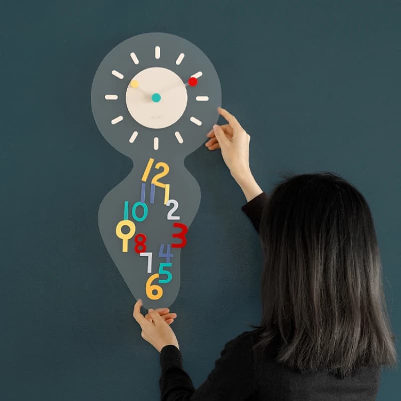 Luxury Digital Wall Clocks, Wall Art for Living, Outdoor Wall Clock for Bedrooms, Modern Home Decorations