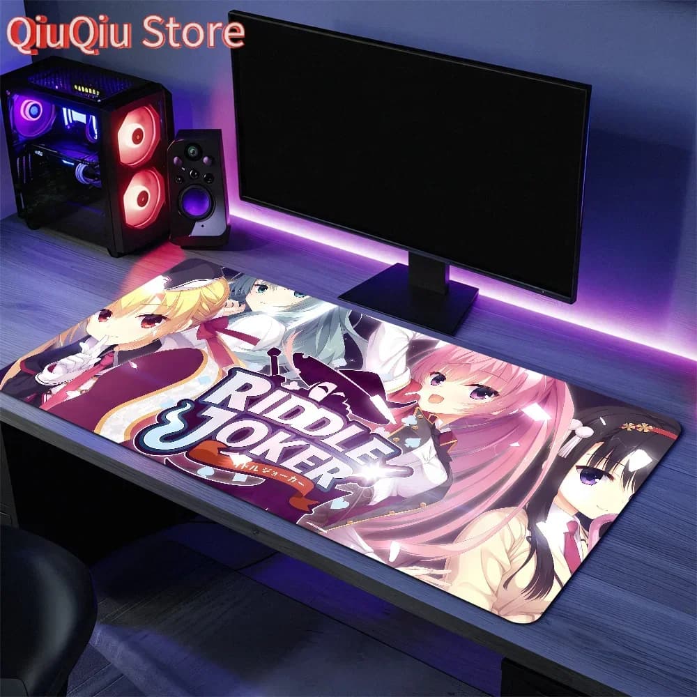 Mouse Joker Pad Anti-caduta Riddle Home Personalizzato ergonomico Ufficio Gomma Grande scrivania Tappetino da avventura Tastiera Gioco PC Amore antiscivolo