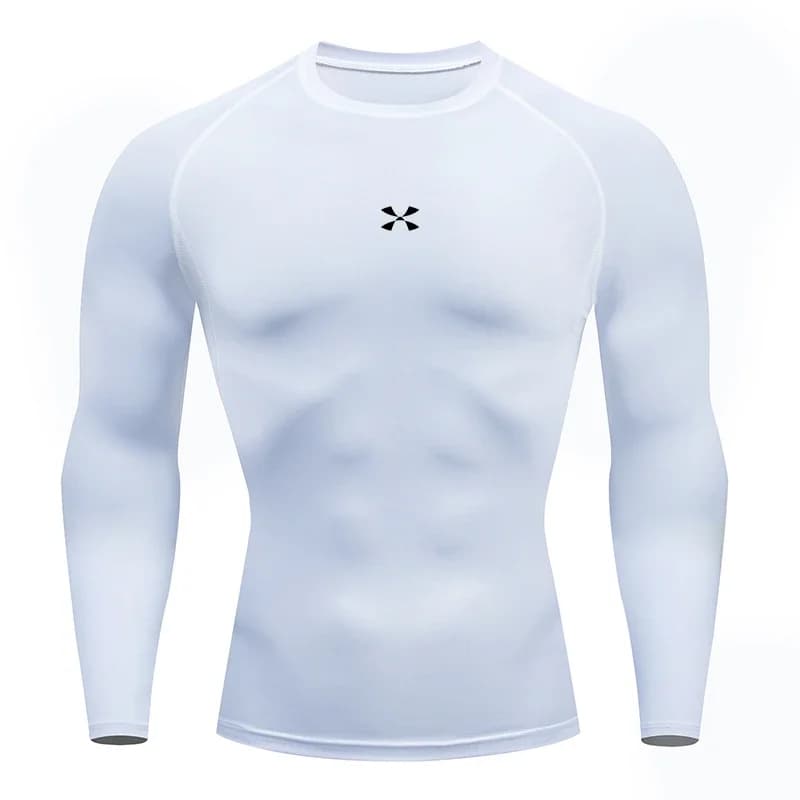 Nuova Maglietta a Compressione 2026 da Uomo, T-Shirt Sportiva da Corsa Elasticizzata ad Asciugatura Rapida, Top Sportivo per Fitness e Sport da Spiaggia