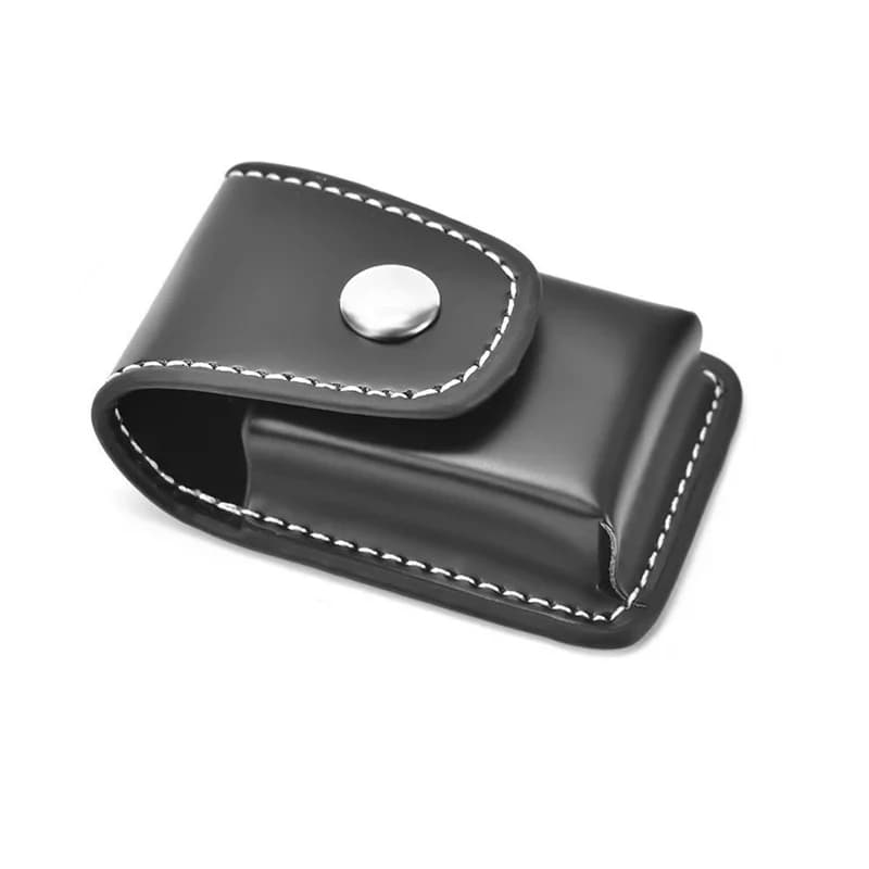 Custodia piccola da 1 pezzo per custodia in pelle alta Super Match da uomo antivento Zippo per accendisigari, confezione regalo