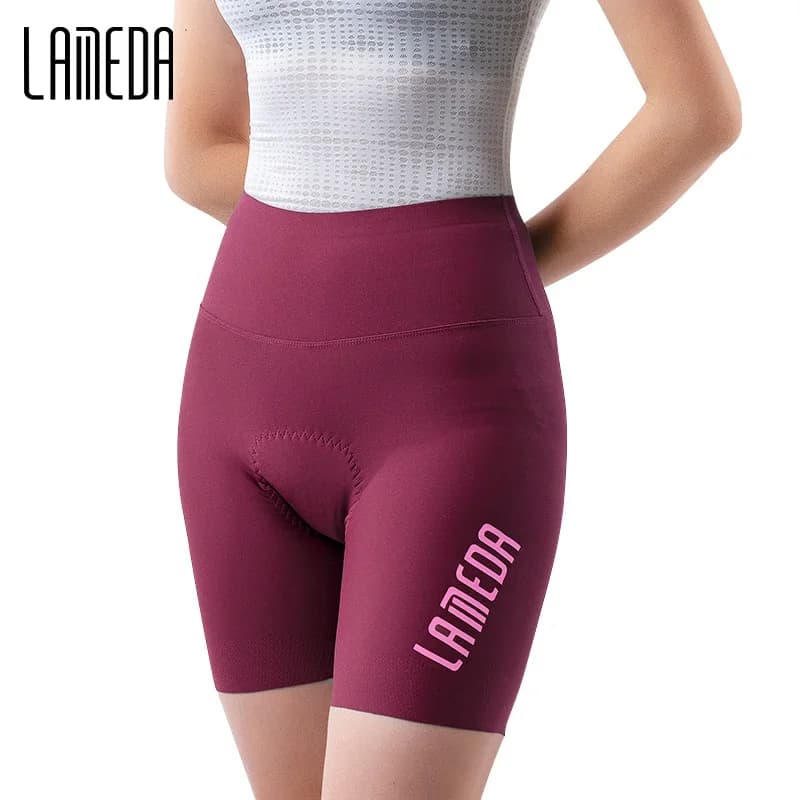 Lemada - Pantaloni da ciclismo professionali da donna, abbigliamento da ciclismo, pantaloncini monopezzo, pantaloncini con strato riflettente, stile estivo