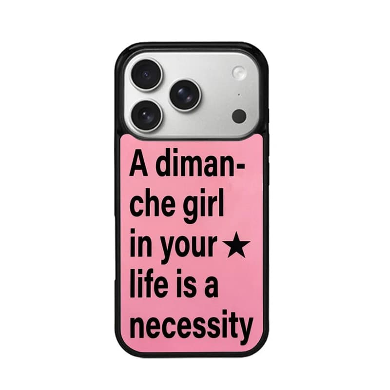 Korean Ins Pink Background Letters Phone Case For iPhone 17 Air 16 Pro Max 15 14 Plus 13 12 11 Shockproof Silicone Back Cover