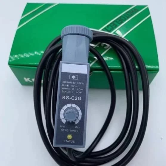 Occhio fotoelettrico con logo del sensore contrassegno colore KS-C2W / G / R / B / Luce bianca / Luce verde