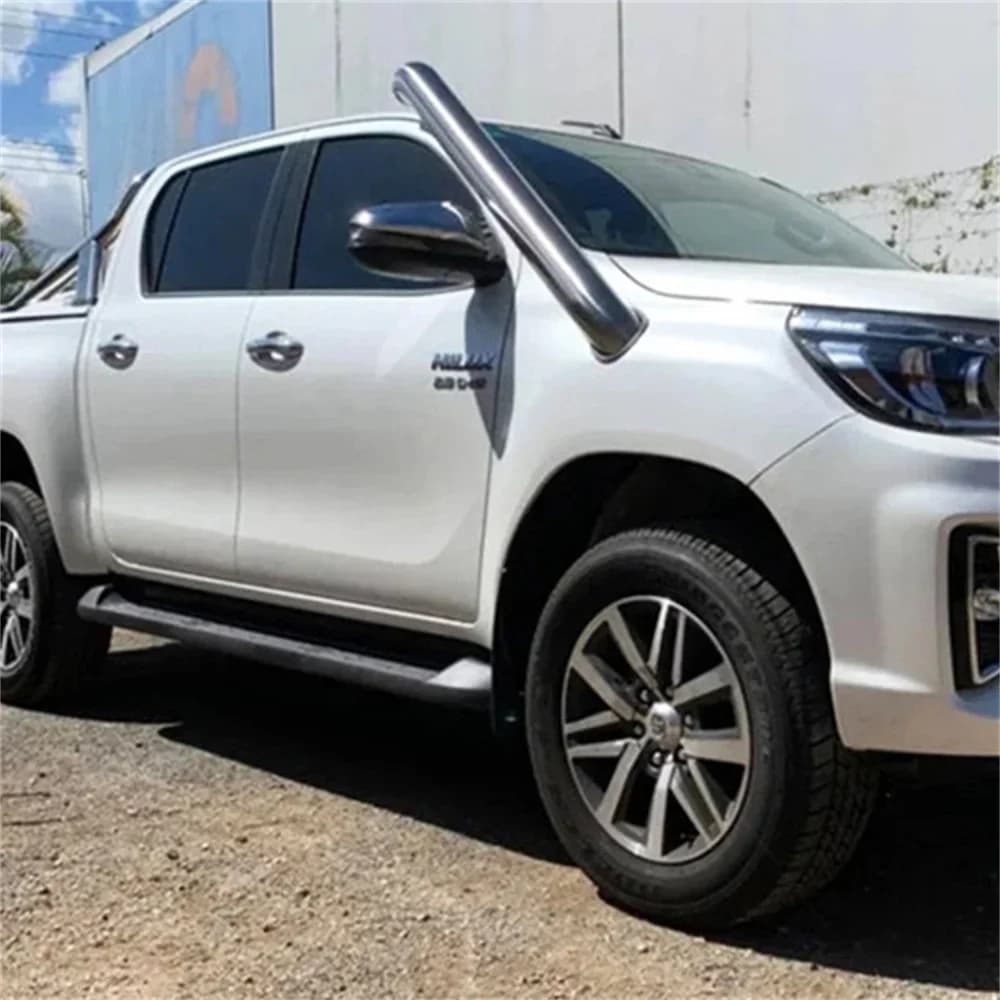 304 stainless steel snorkel kit for Toyota Hilux N80 Revo 2015-2023, air intake system, off-road car accessories