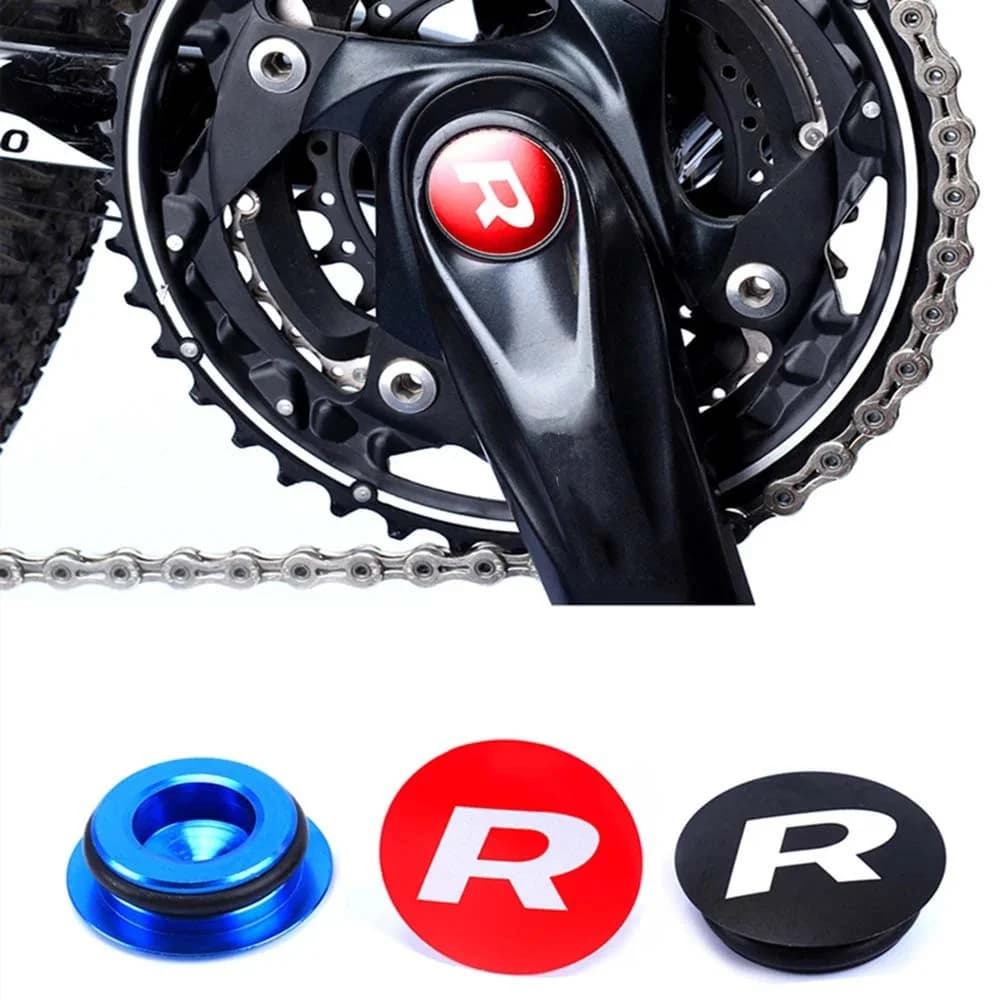 Bicicletta da montagna con rondella impermeabile Movimento centrale Fissaggio tappo pedivella bicicletta Copri pedivella Set braccio pedivella Copri vite