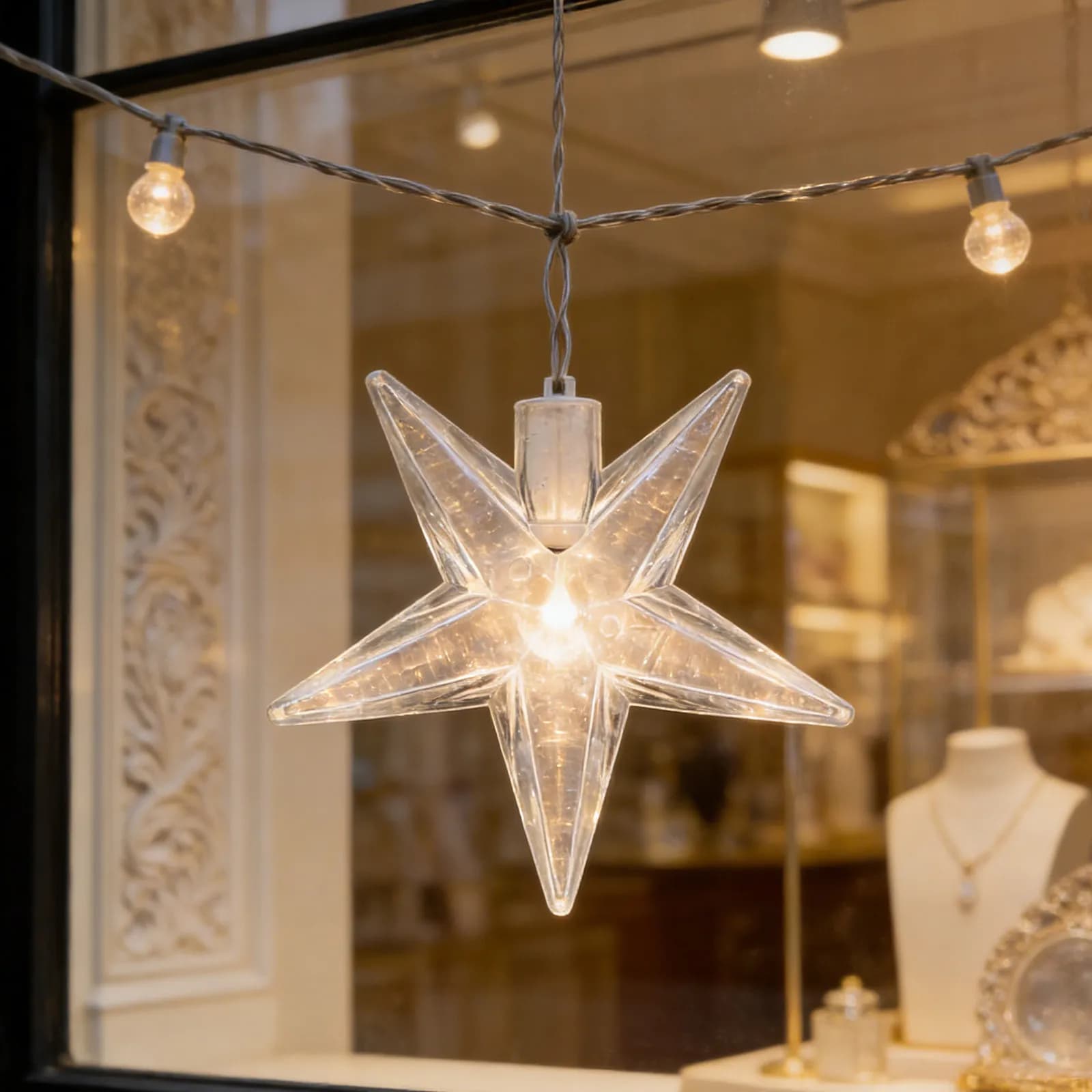 25 Pezzi Coprilampade a Forma di Stella per Luci Decorative, Paralumi per Luci Fatate da Esterno, Coperture per Luci da Giardino, Patio, Albero di Natale