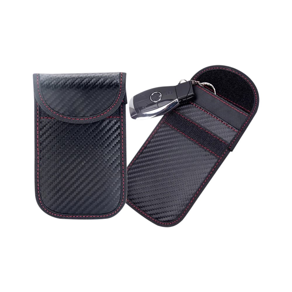 Custodia per chiavi per auto FOB Signal Blocker Bag RFID schermatura chiave borse per carte di credito Organizer per la protezione della Privacy accessori per il blocco