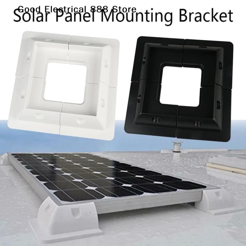 【G】Solar Panel Mounting Bracket Installed In RV Caravan Camper Deck Of Yacht ABS Plastic Waterproof Solar Support