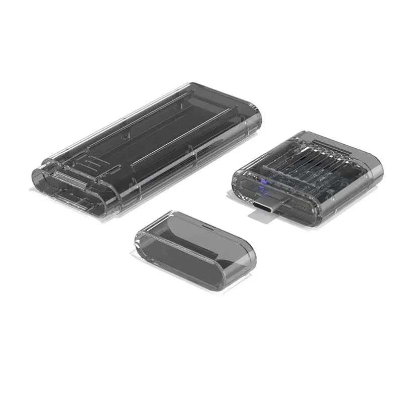 【HASD】 Adattatore esterno per custodia SSD Nvme M. 2 staccabile da M. 2 a tipo C USB3.2 NVME SSD Case Box Accessori per laptop