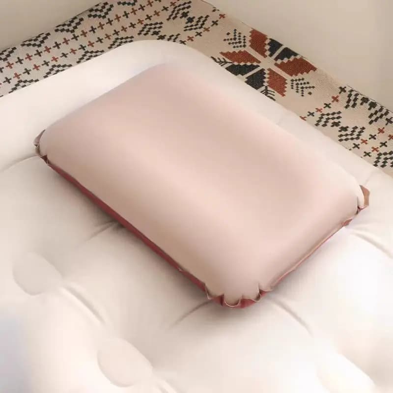 Outdoor Camping Camping Sponge Inflatable Pillow Camping Tent Foldable Portable Soft Comfortable Sleeping Pillow