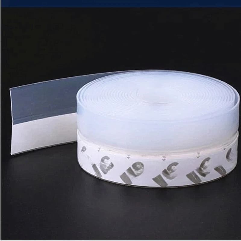 5 metri X 25mm / 35mm / 45mm Guarnizione autoadesiva Finestra senza telaio Scorrevole Sash Schermo Porta Fondo Guarnizioni Tappo antispiffero