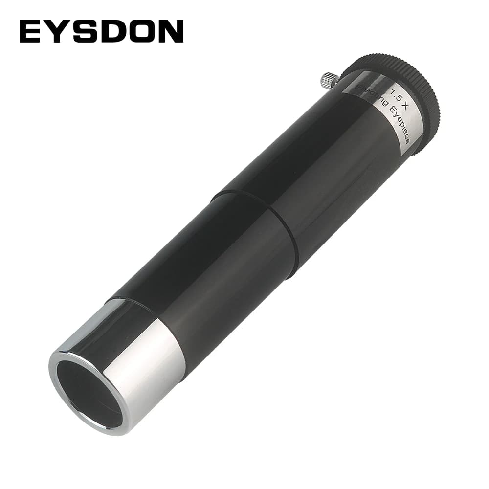EYSDON Oculare da 1,25" Lente di Barlow 1,5x - Misura universale per tutti i telescopi astronomici da 1,25"
