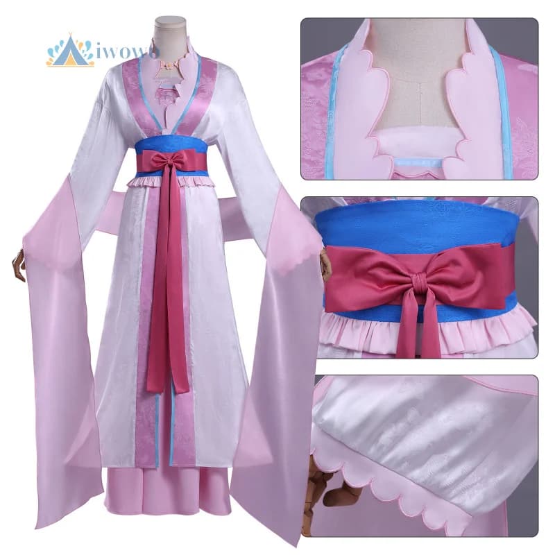 The Apothecary Diaries Cosplay Rifa Costume Pear Blossom Concubine Cos Uniform Dress Halloween Role Game Party for Adult Girls