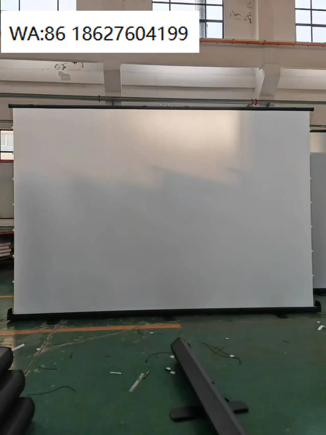 Schermo di Proiezione a Tensione con Sistema Pull-Down Senza Installazione, Alta Definizione, 60-150 Pollici, Vendita all'Ingrosso